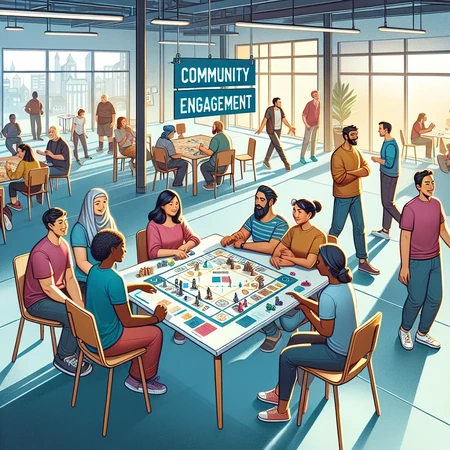 Login process illustration